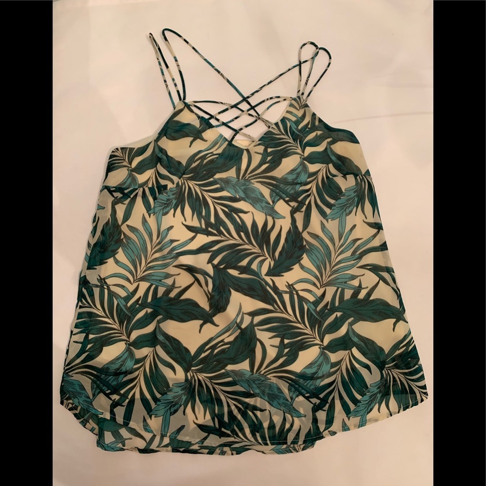 Japna Floral Print Strappy Top